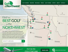 Tablet Screenshot of golfinthenw.com